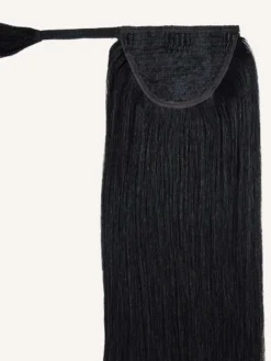 20" Jet Black Ponytail Extension (120g) -Hair Extensions Shop Ponytail NewSpec 1 Jet Black Weft 0749abf8 31e7 4799 b015 f9bbcfe55796
