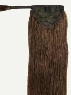 16" Neutral Brown Ponytail Extension (100g) 12 16" Neutral Brown Ponytail Extension (100g) -Hair Extensions Shop Ponytail NewSpec 4A Neutral Brown Weft
